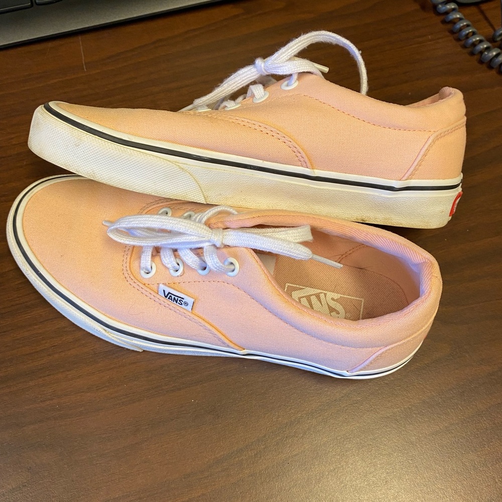Vans Light Coral Canvas Shoes